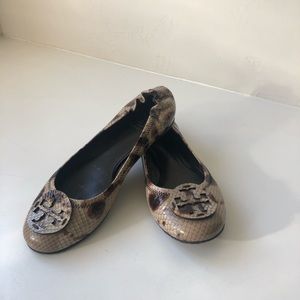 Tory Burch Snake Reva flats